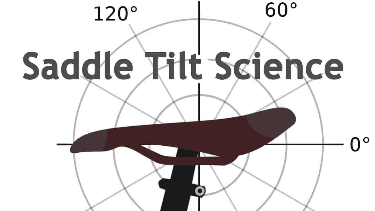 Experiment with the angle of your saddle